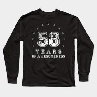 Vintage 58 years of awesomeness Long Sleeve T-Shirt